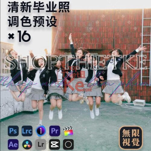 16 Preset Lightroom Ảnh Tốt Nghiệp Đại Học – Màu Sáng Đẹp, Tự Nhiên & Thanh Xuân (XMP/DNG/CUBE/COS)