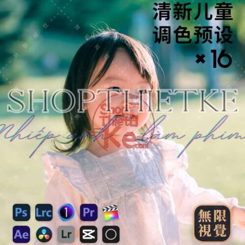 Outdoor Kids Preset – 16 Tông Màu Tươi Sáng Cho Ảnh Trẻ Em (XMP/DNG/CUBE/COS)