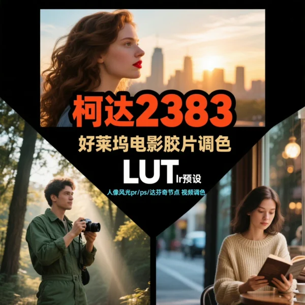 Kodak 2383 Hollywood Film LUT – Preset Màu Điện Ảnh Chuẩn Phim Trường (XMP/CUBE)