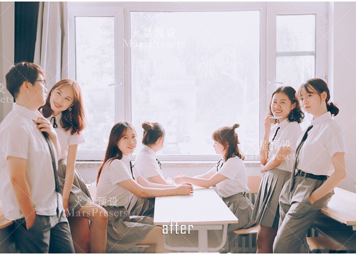 Preset Chụp Kỷ Yếu Đại Học Trong Nhà Ngoài Trời 10 Màu Đẹp (XMP/DNG/CUBE/COS)