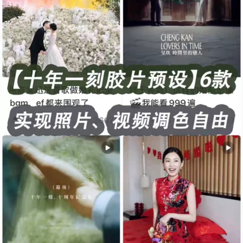 Bộ LUT “Thập Niên Nhất Khắc 2025” – 6 Tone Film Wedding Cho Sony | SLOG3 & PP6/PP11 (XMP/CUBE)