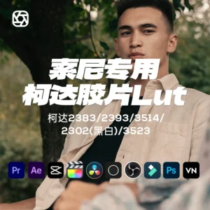 Bộ LUT Sony Sang Kodak 2383/2393 – Giả Lập Màu Phim Điện Ảnh Cổ Điển (CUBE)