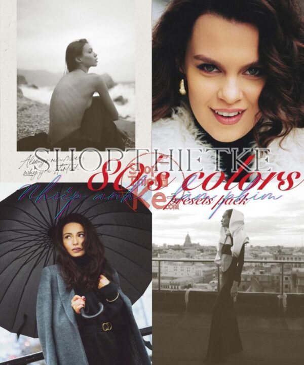 80’s Colors Presets Pack – Bộ Màu Retro 80s Với Chất Tạp Chí Cực Cuốn (XMP/DNG)