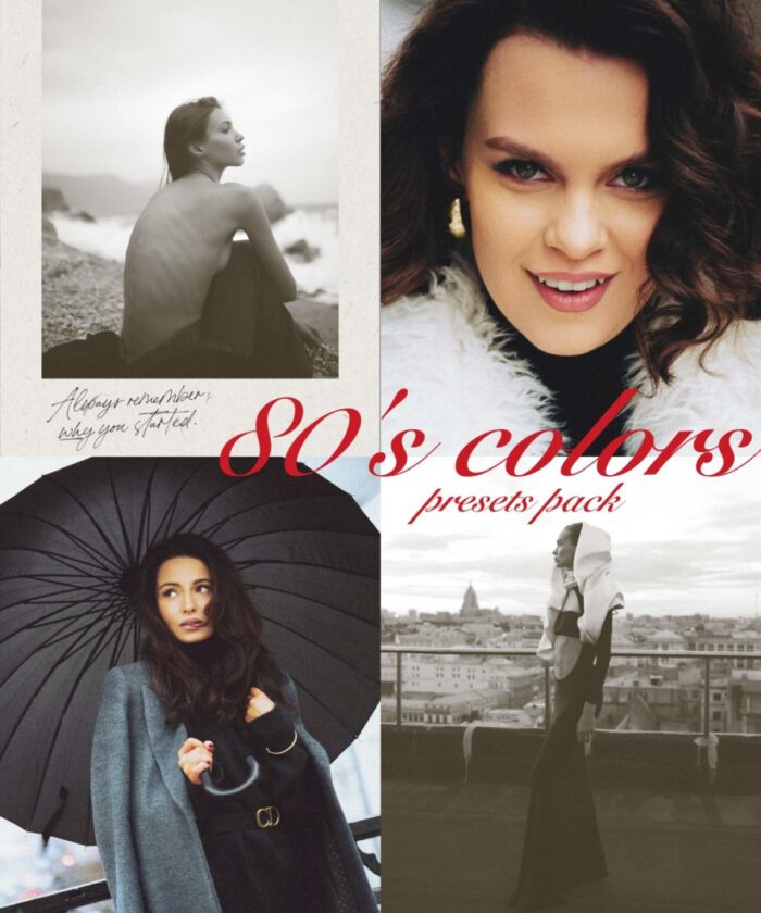 80’s Colors Presets Pack – Bộ Màu Retro 80s Với Chất Tạp Chí Cực Cuốn (XMP/DNG)