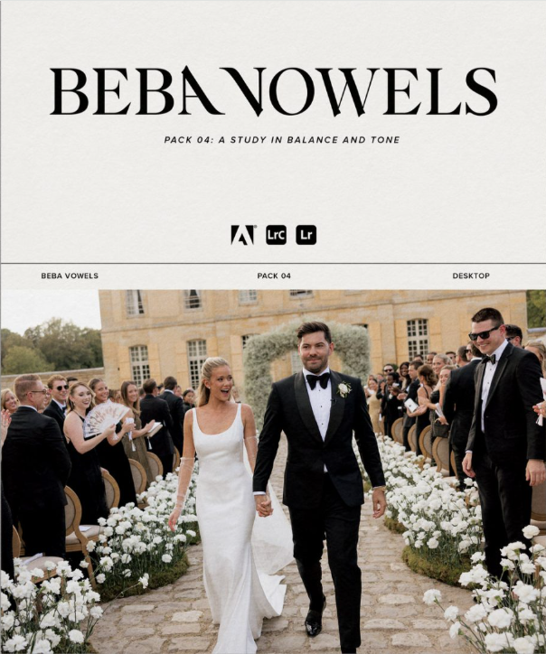 Preset Beba Vowels 04 – Tone Sáng, Tối Giản, Tinh Tế Chuẩn Editorial (XMP)