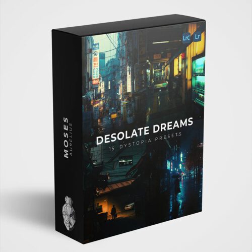 Desolate Dreams – 15 Preset Lightroom Phong Cách Dystopia | U Tối, Hoang Tàn & Điện Ảnh (XMP/DNG)