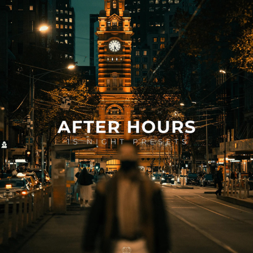 After Hours – 15 Preset Lightroom Chụp Đêm | Biến Ảnh Thiếu Sáng Thành Điện Ảnh (XMP/DNG)