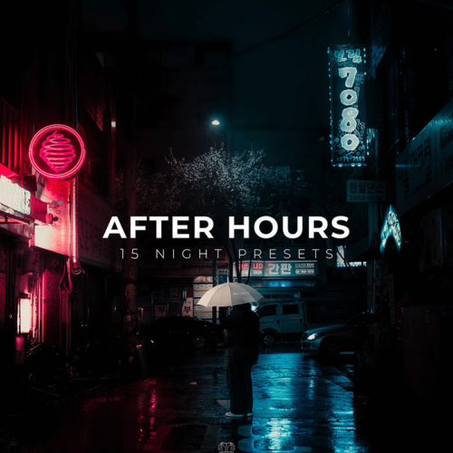 After Hours – 15 Preset Lightroom Chụp Đêm | Biến Ảnh Thiếu Sáng Thành Điện Ảnh (XMP/DNG)