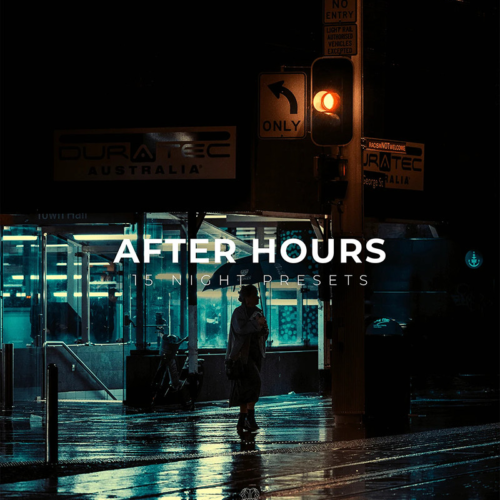 After Hours – 15 Preset Lightroom Chụp Đêm | Biến Ảnh Thiếu Sáng Thành Điện Ảnh (XMP/DNG)