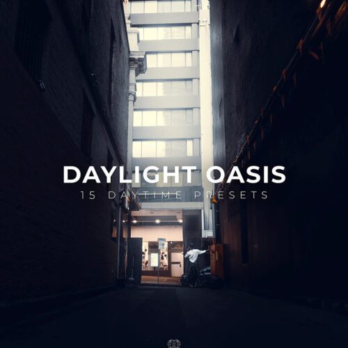 Daylight Oasis – 15 Preset Lightroom Ánh Sáng Ban Ngày | Sáng Trong, Điện Ảnh & Tự Nhiên (XMP/DNG)