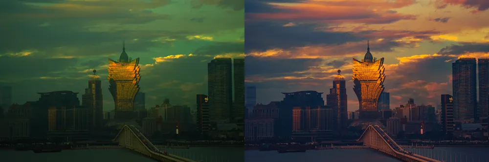 shopthietke com 2 澳门晚霞原图 2 澳门晚霞调色 web collage