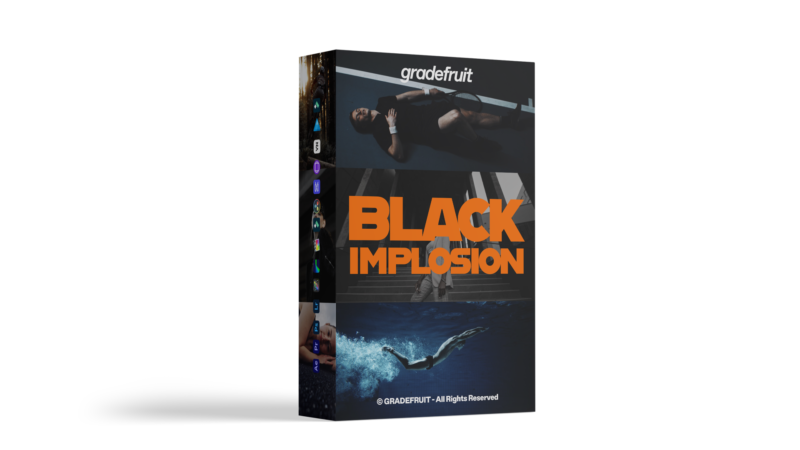 Black Implosion – 17 Looks Tương Phản Mạnh, Đen Sâu Điện Ảnh (XMP/DNG/CUBE)