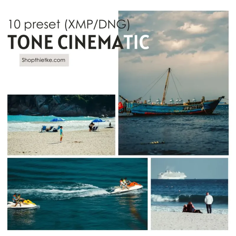 10 Preset Tone Màu Cinematic Cho Cảnh Biển Từ NAG Lý Minh Tinh (XMP/DNG)