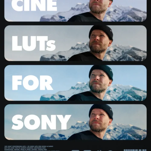 Bộ Sony CineLUTs: Nâng Tầm Màu Sắc Điện Ảnh Cho S-Log2 & S-Log3 (CUBE) 5 shopthietke com Human Poster CineLUTsForSony v1