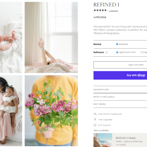 REFINED I: Tuyệt Tác Màu Phim Fuji 400H – Đẳng Cấp Nhiếp Ảnh Vượt Thời Gian (XMP/DNG)