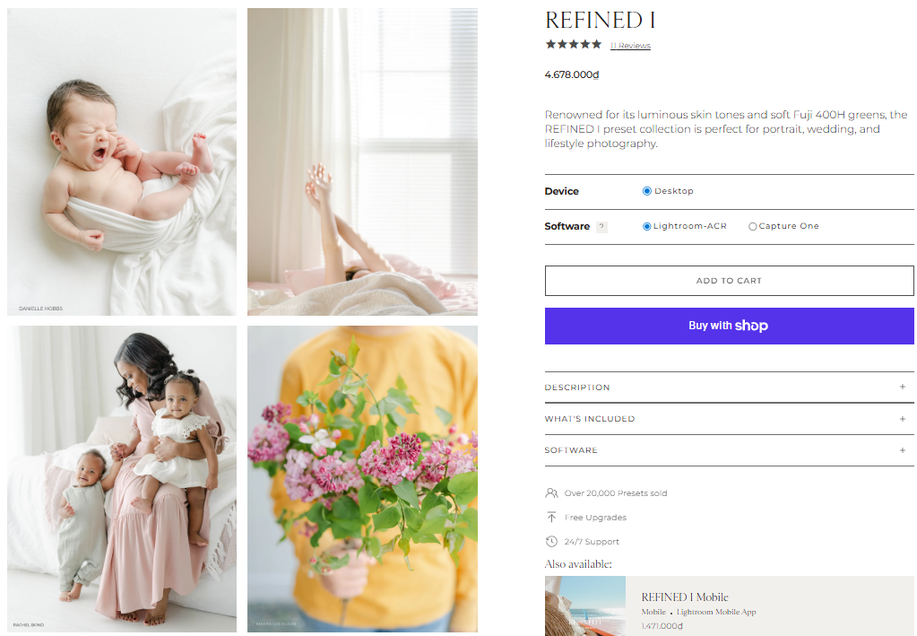 REFINED I: Tuyệt Tác Màu Phim Fuji 400H – Đẳng Cấp Nhiếp Ảnh Vượt Thời Gian (XMP/DNG)