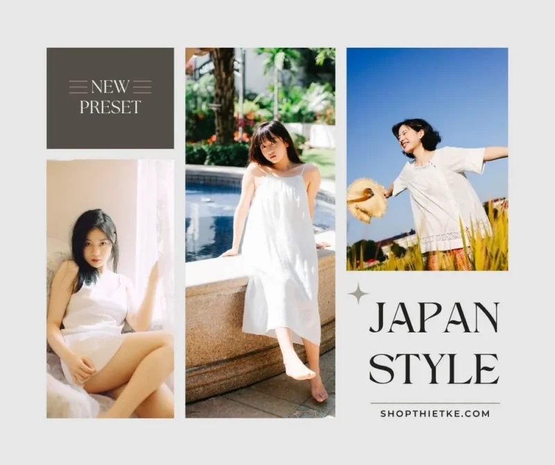 Bộ Preset Lấy Cảm Hứng Màu Trong Trẻo Nhật Bản Từ NAG Trương Lỗi (Zhang Lei) (XMP)