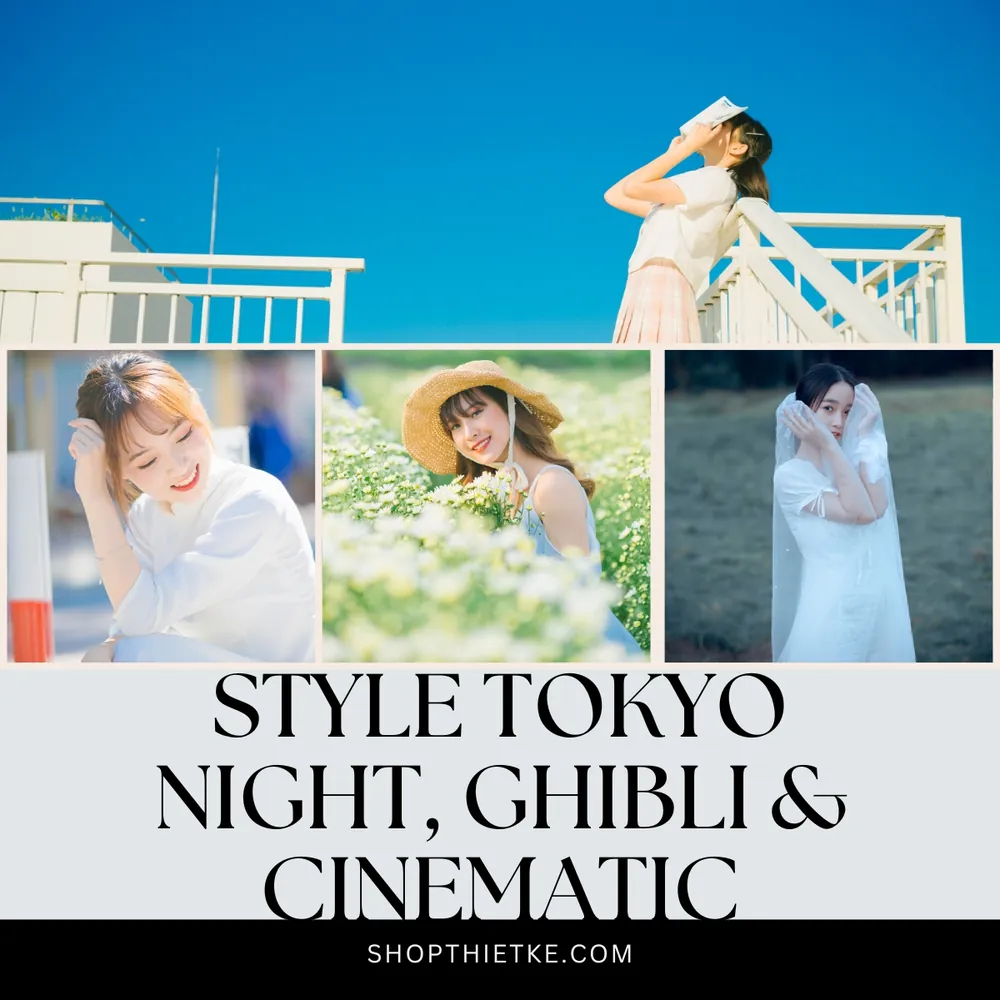 25 Preset XMP & LUT Màu Phim Cao Cấp - Style Tokyo Night, Ghibli & Cinematic Chuyên Nghiệp (XMP/CUBE)