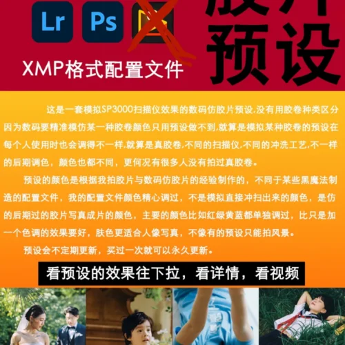 Bộ Preset Lý Khuyên Khuyên - Giả Lập Màu Máy Quét Phim Chuyên Dụng Cho Ảnh Chân Dung (XMP)
