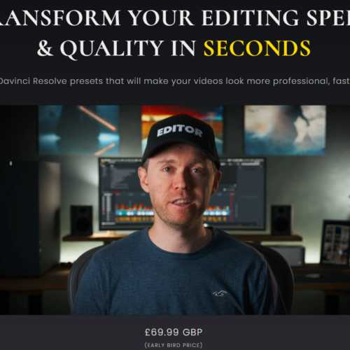 Greg Edits Video – Essentials Preset Pack For DaVinci Resolve