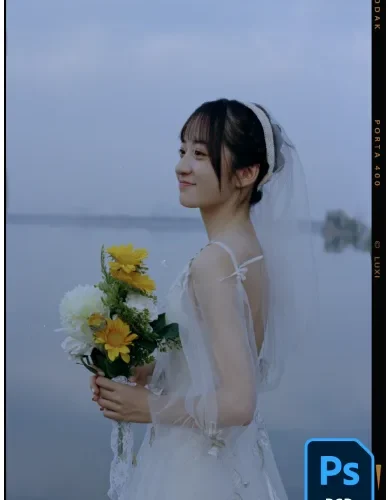 Full Bộ PSD Chỉnh Màu Ảnh Retro Film Lucy Hisano Kèm Preset Lightroom (PSD/10GB)